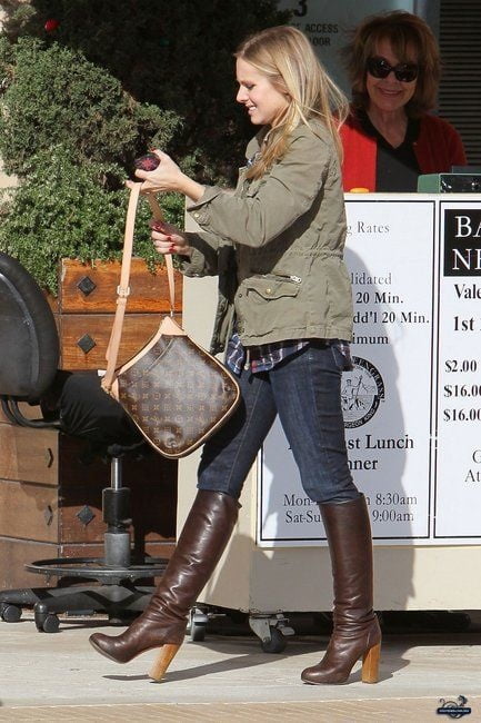 Female Celebrity Boots &amp; Leather - Kristen Bell #103348879