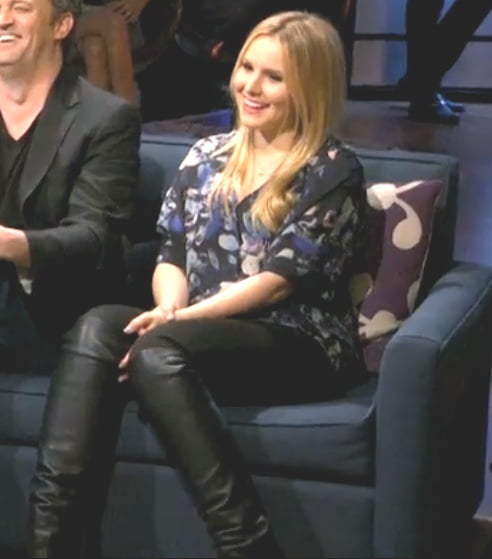 Female Celebrity Boots &amp; Leather - Kristen Bell #103348885