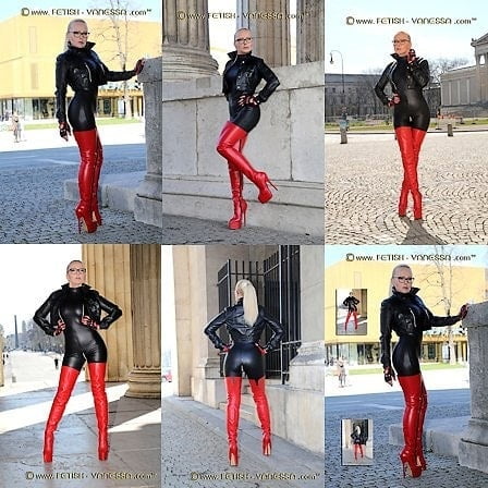 Heiße deutsche Analschlampe in Leder sexy Outfits und High Heels
 #88723311