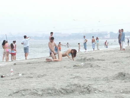 Nudiste & sexe sur la plage
 #92834146