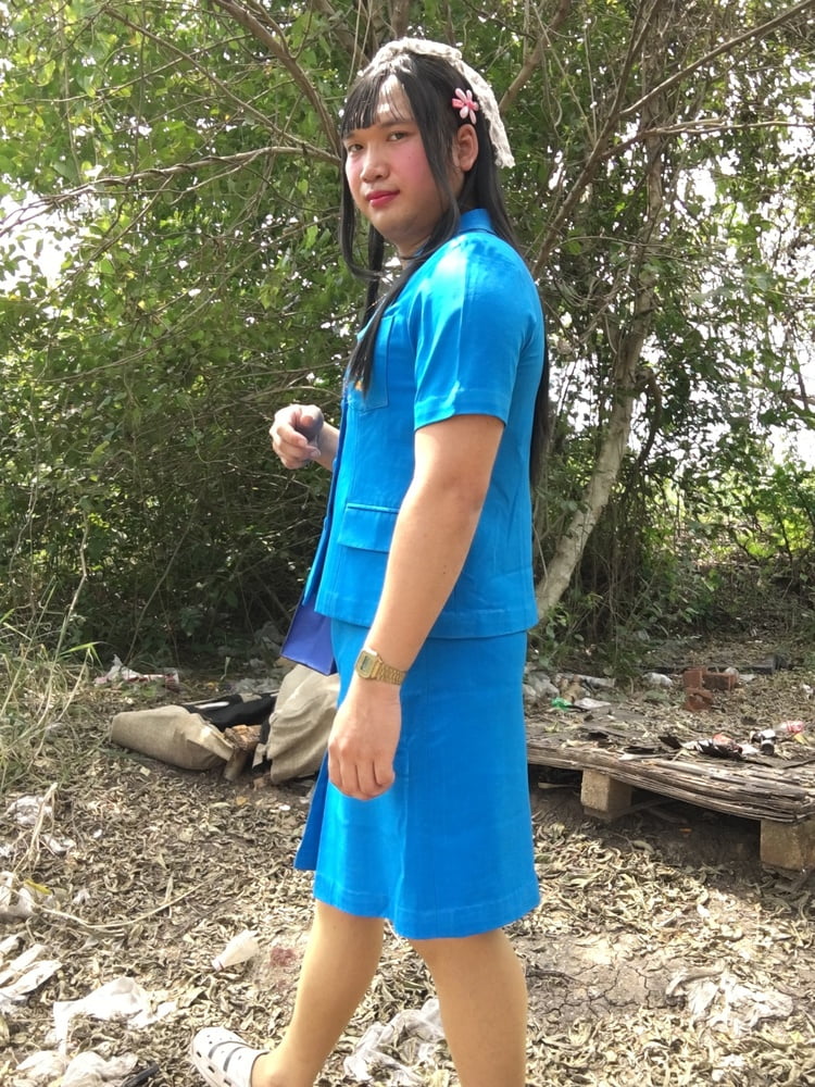 Thai ladyboy teacher Girl scout #106822470