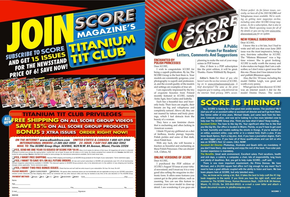 Score 2004.01 #98976053