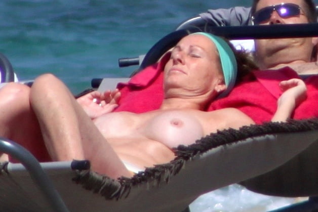 Milf big white tits topless beach Naxos #82232923