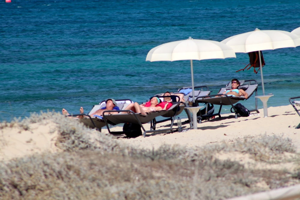 Milf big white tits topless beach Naxos #82232927