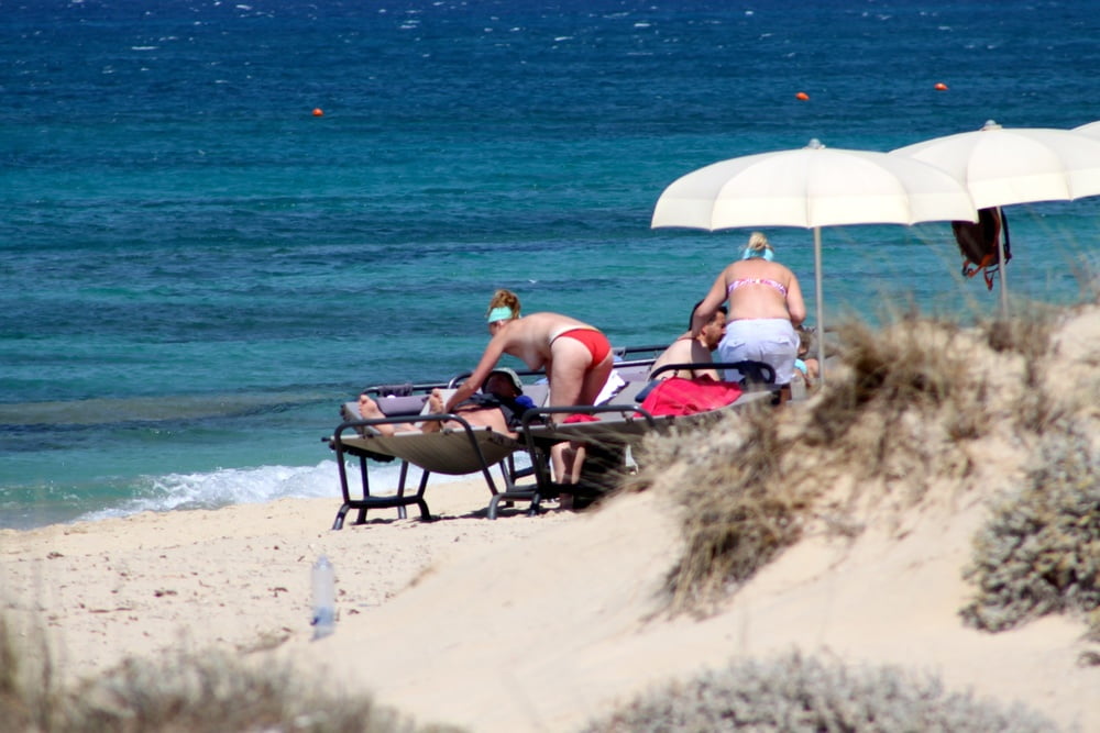 Milf big white tits topless beach Naxos #82232944