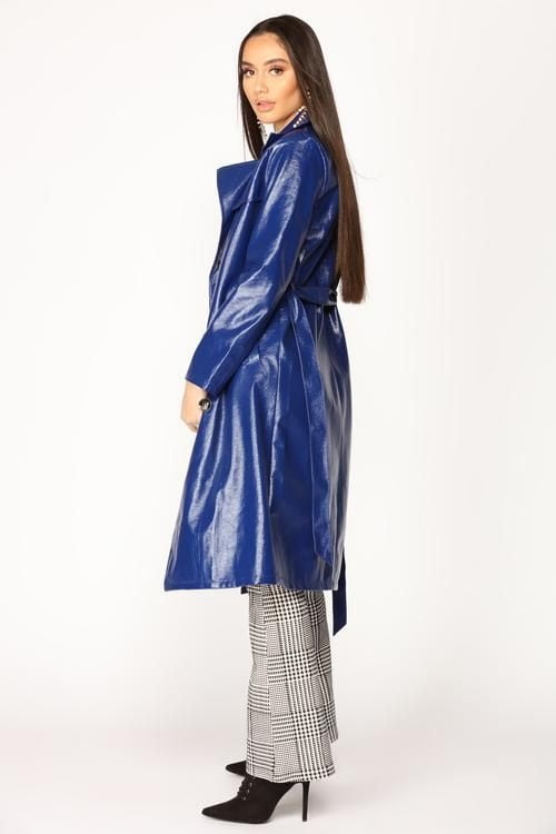 Manteau de cuir bleu 2 - par redbull18
 #102366678