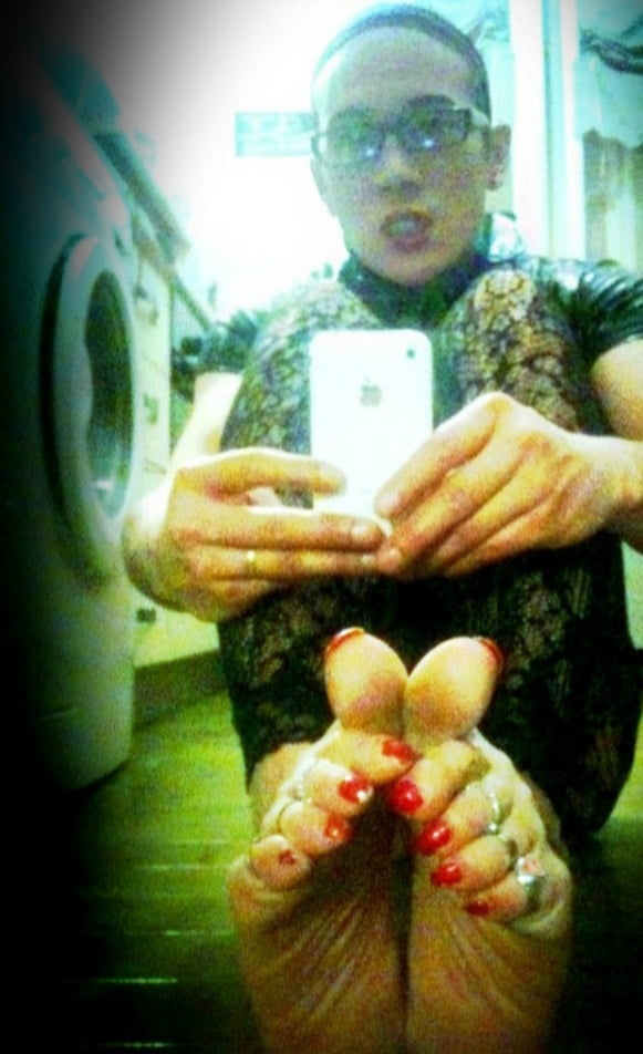 asian ts in the mirror #107265004