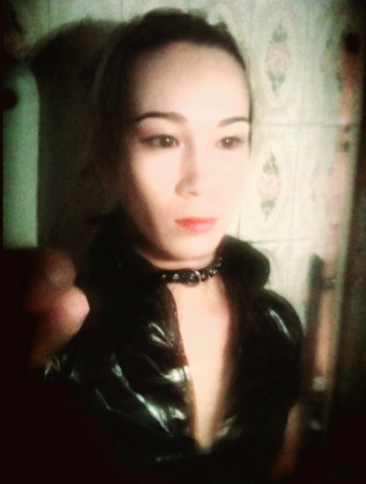 asian ts in the mirror #107265037