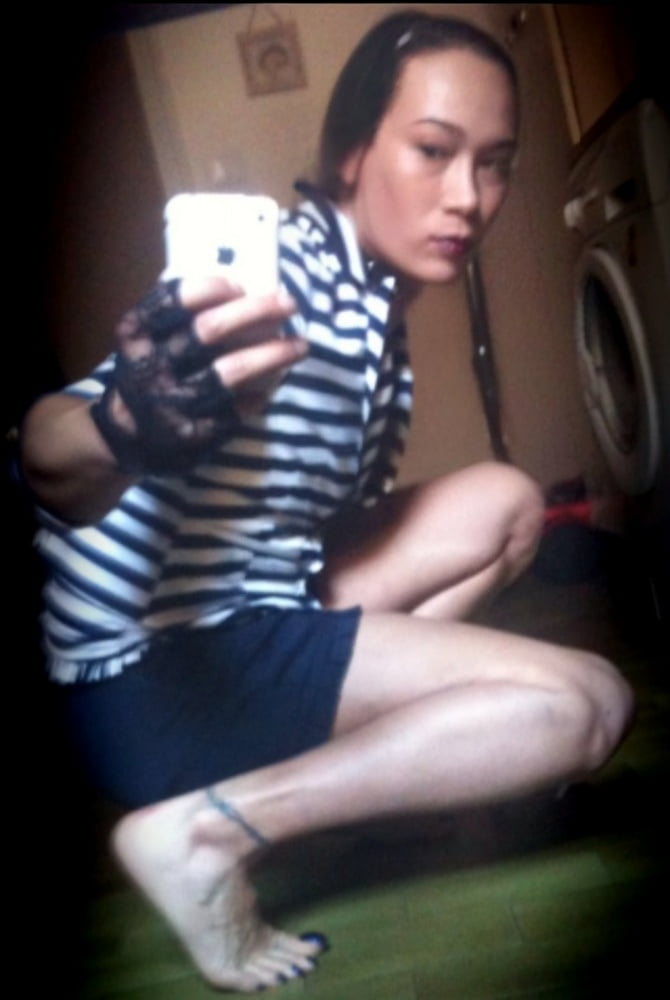 asian ts in the mirror #107265038