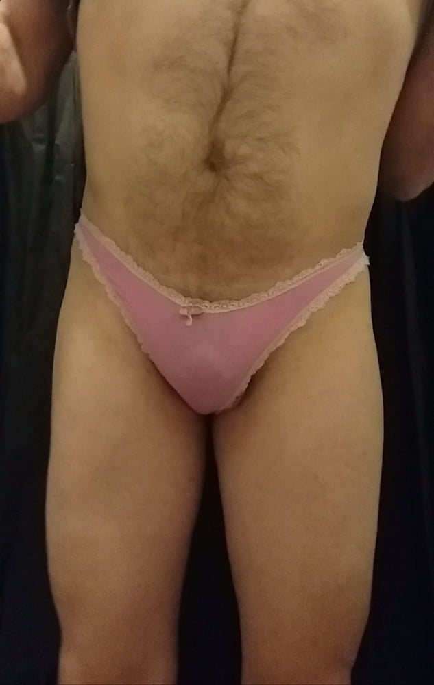 Hot pink panties #107086389