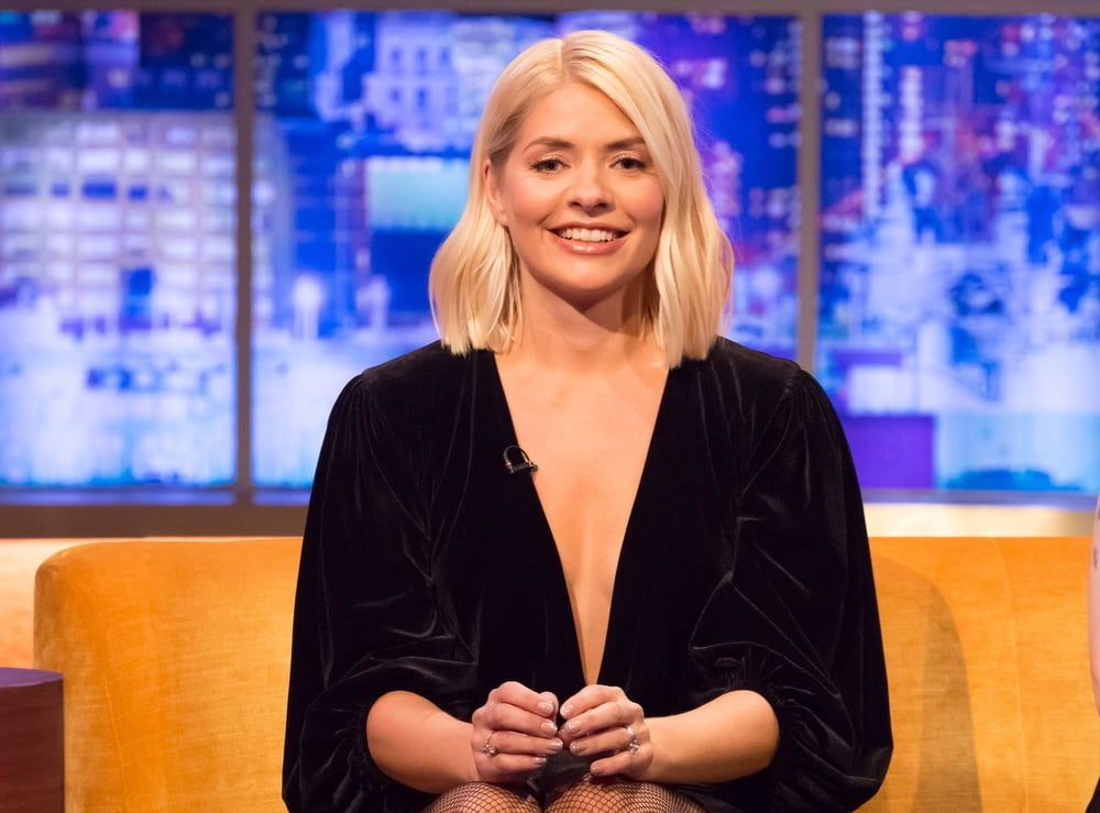 Holly Willoughby Fishnets On The Jonathan Ross Show #99872924