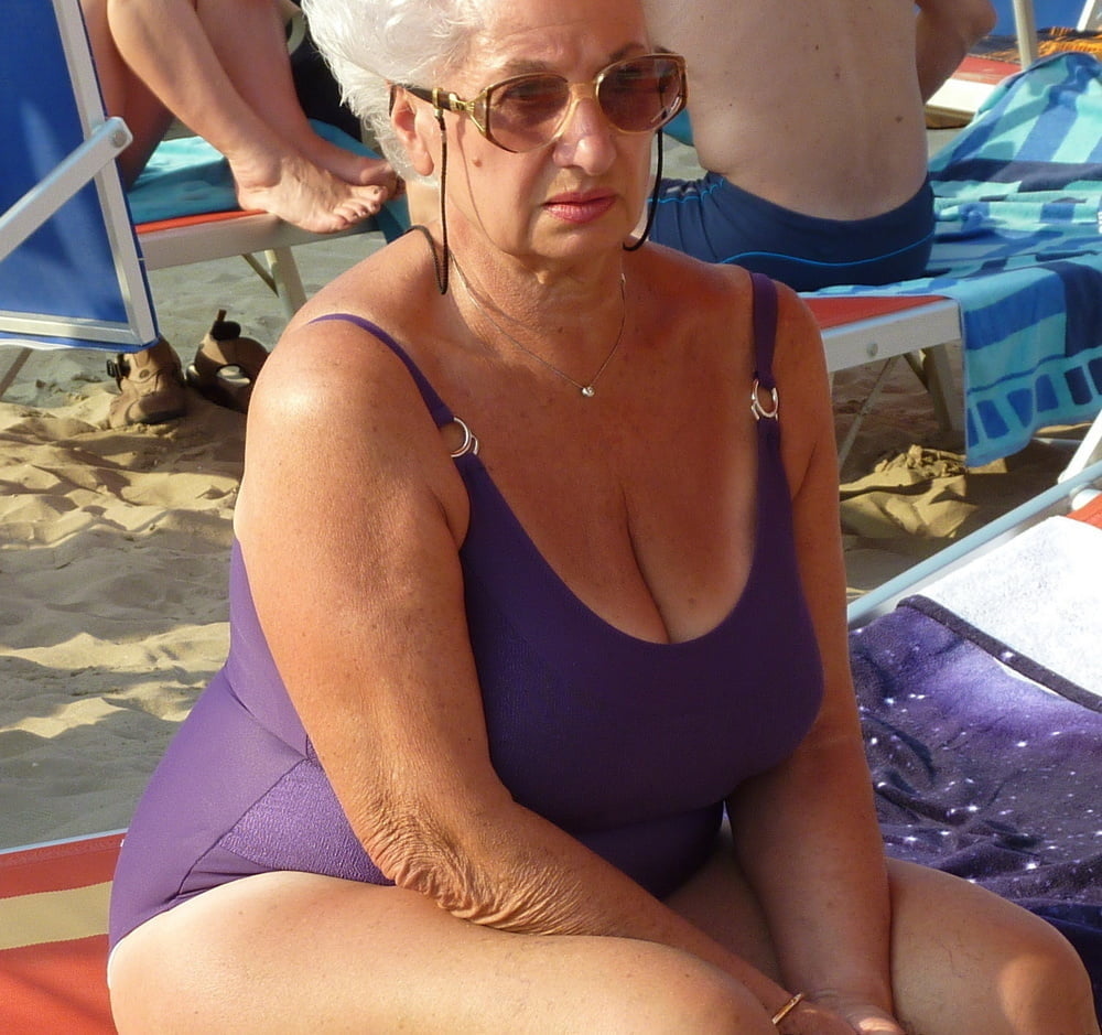 Mature Women in One Piece Swimsuits (set 3) #90295973