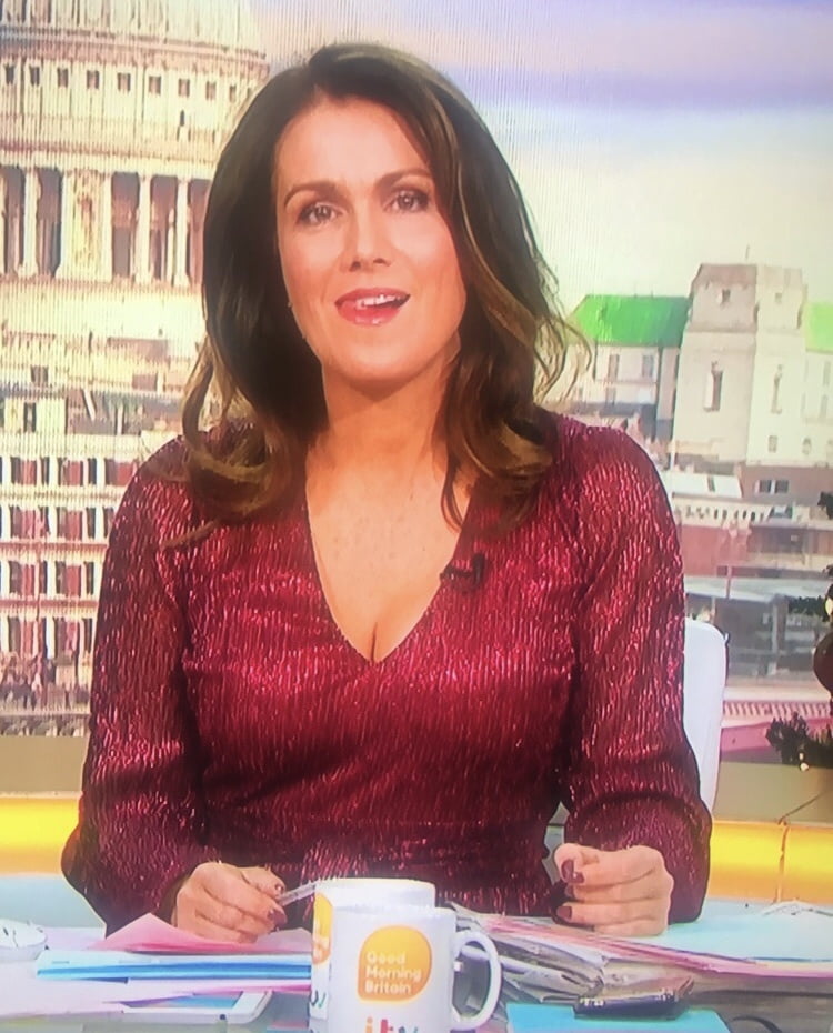 Susanna Reid Cock Teasing Us All Showing Off Her Cleavage #106542361