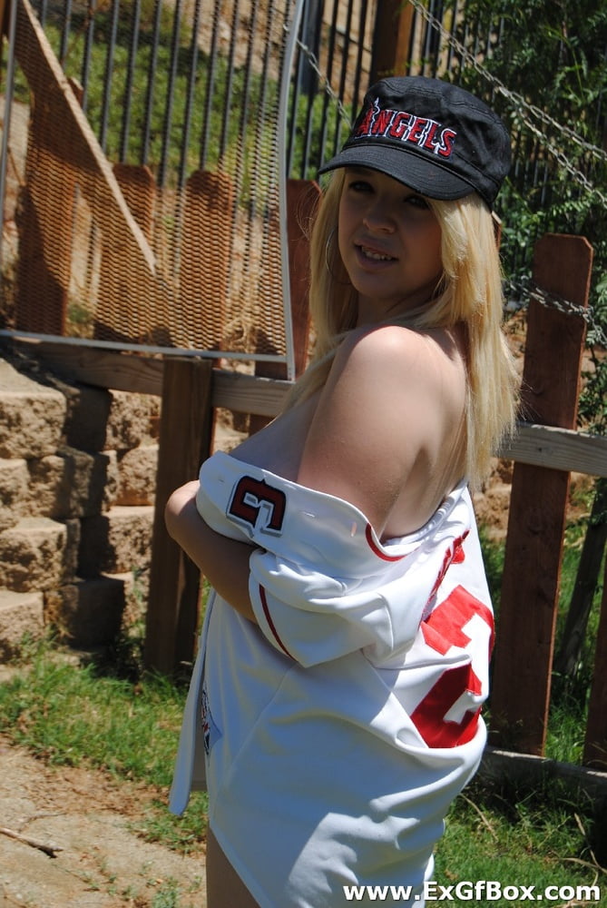 Blond ex girlfriend models by herself in various sfw poses i #97443011