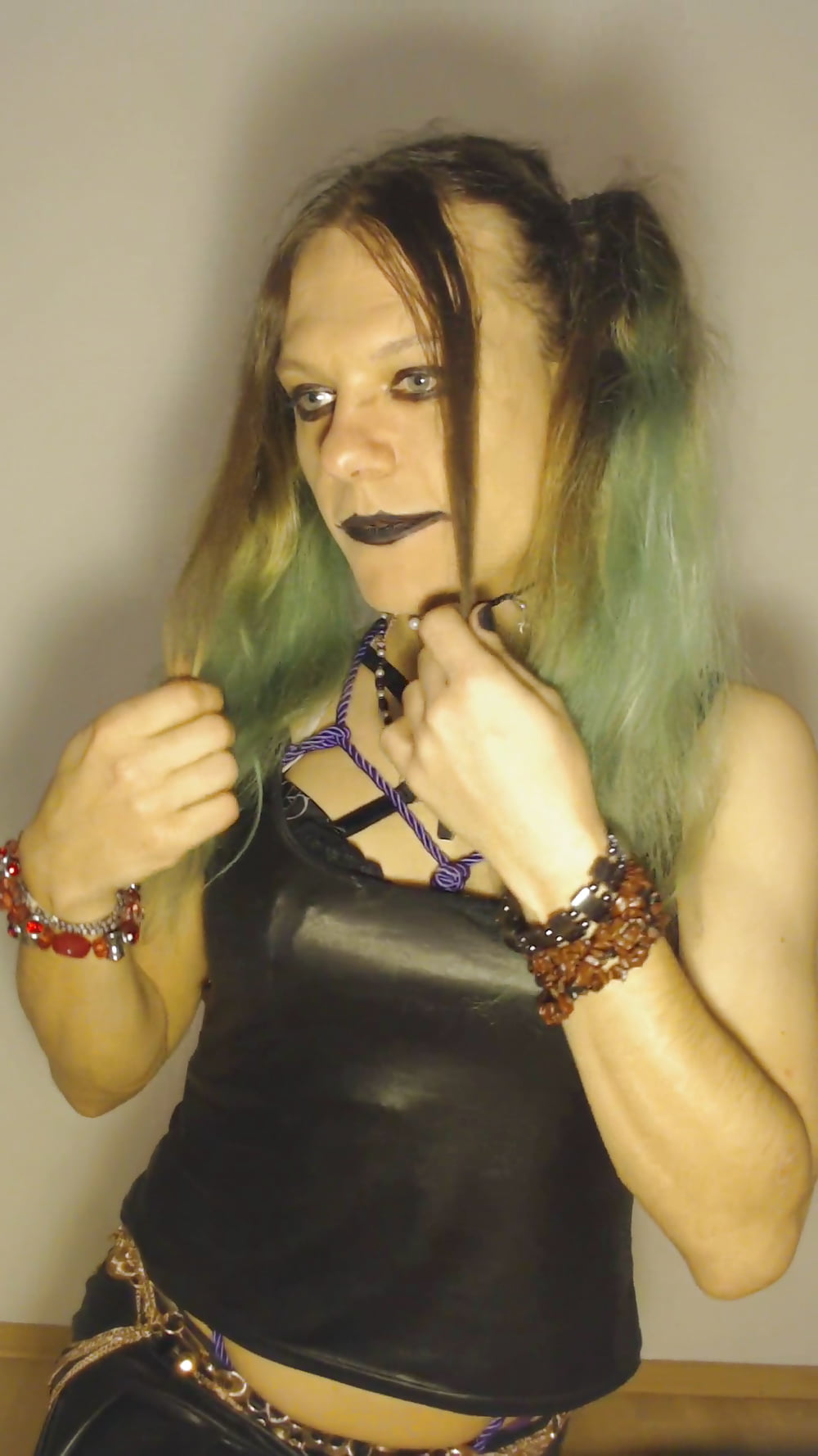 Bondage Chastity Green Cyber Goth Brandynette #107263278