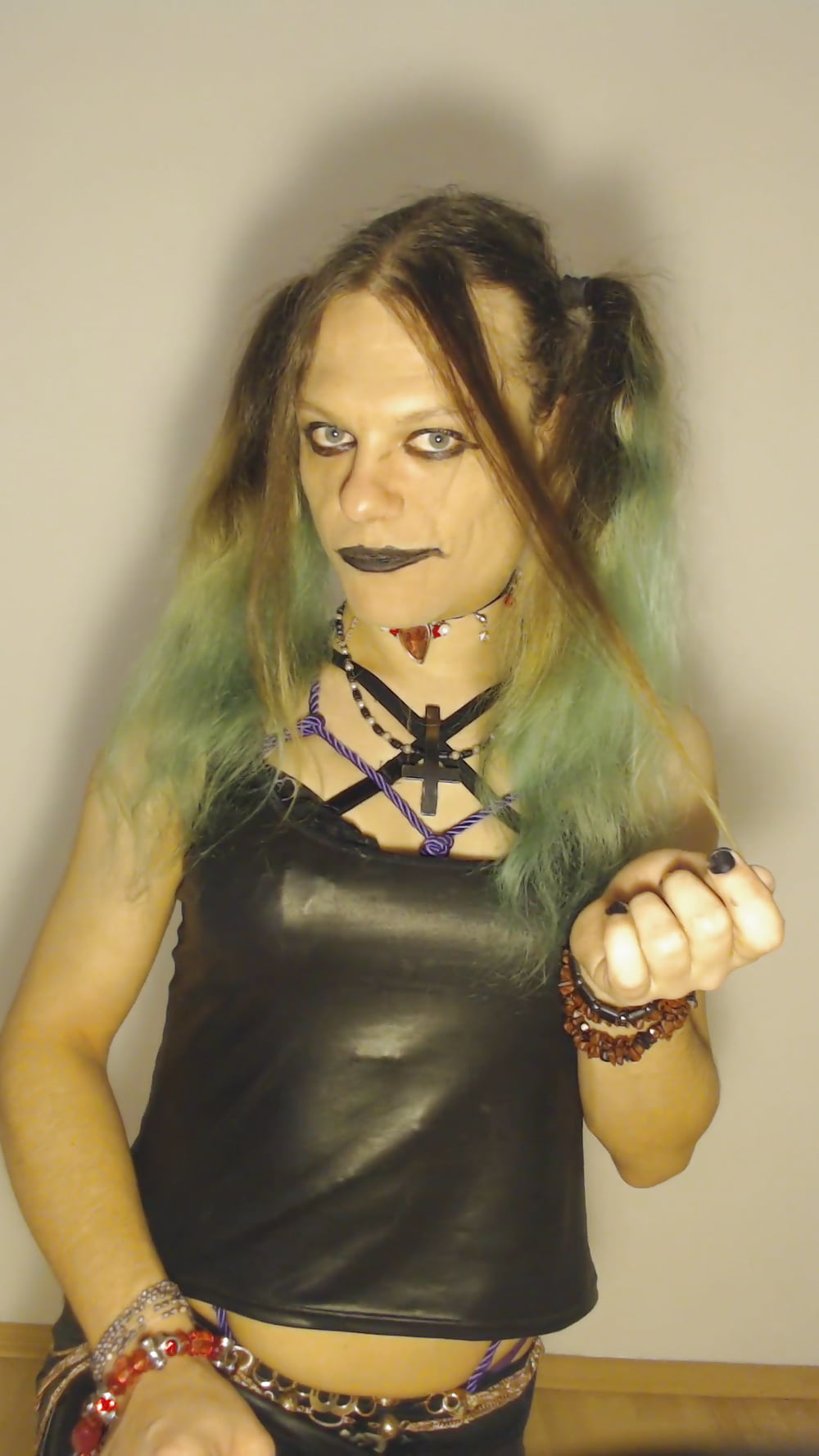 Bondage Chastity Green Cyber Goth Brandynette #107263283