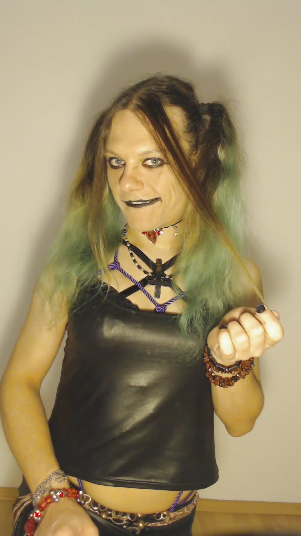 Bondage Chastity Green Cyber Goth Brandynette #107263288