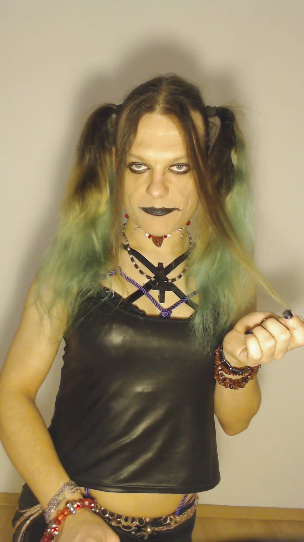 Bondage Chastity Green Cyber Goth Brandynette #107263290