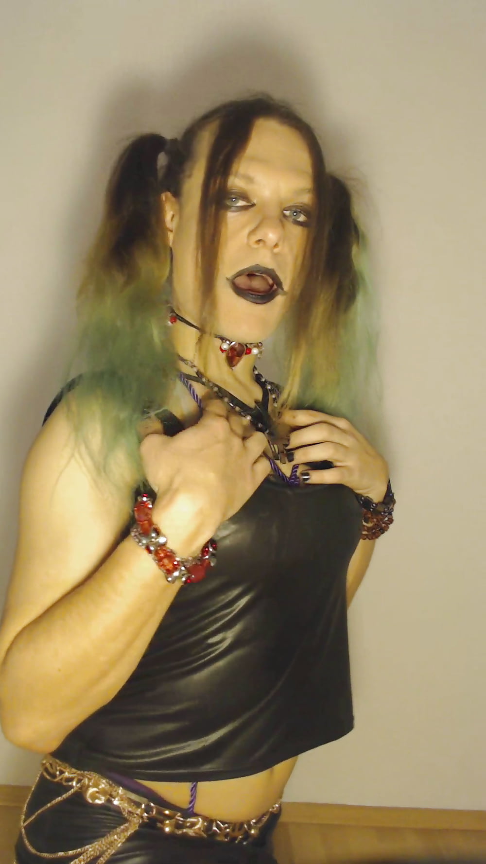 Bondage Chastity Green Cyber Goth Brandynette #107263294