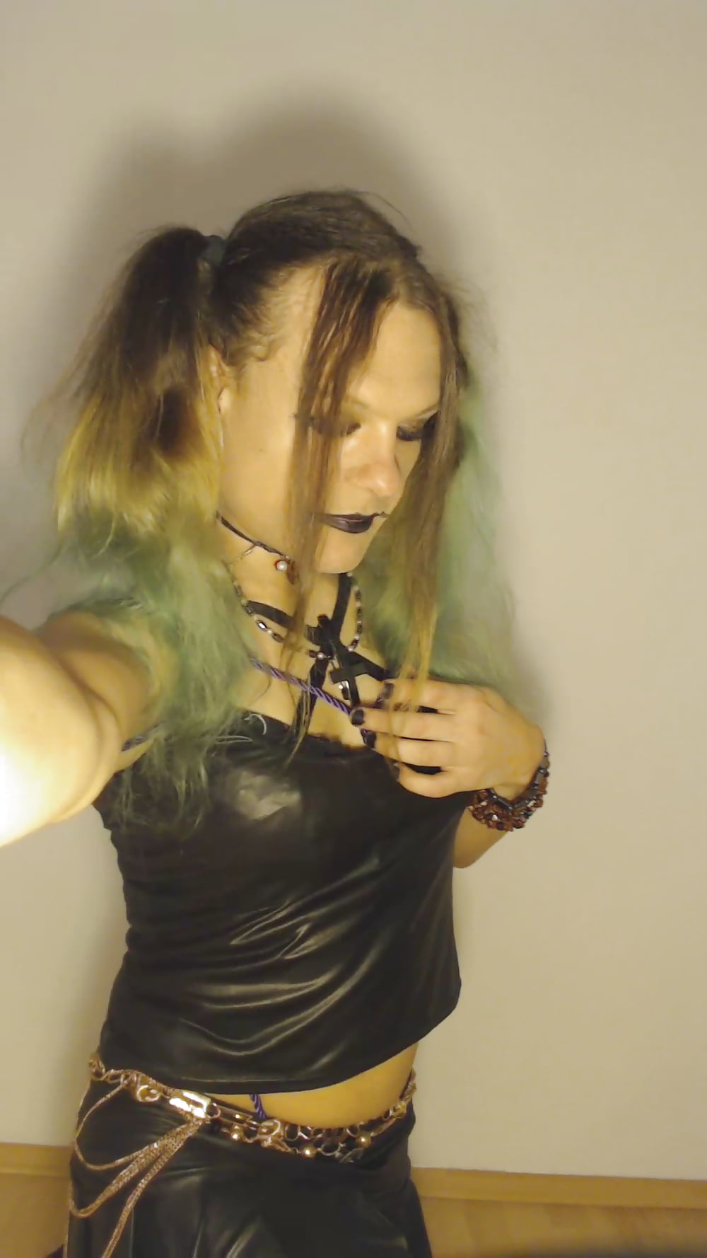 Bondage Chastity Green Cyber Goth Brandynette #107263303