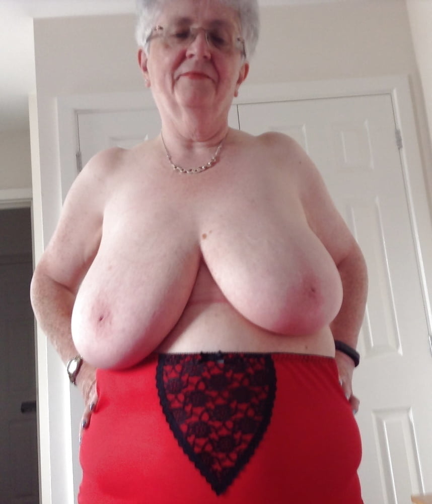 Grannies and matures naked in red #94479369
