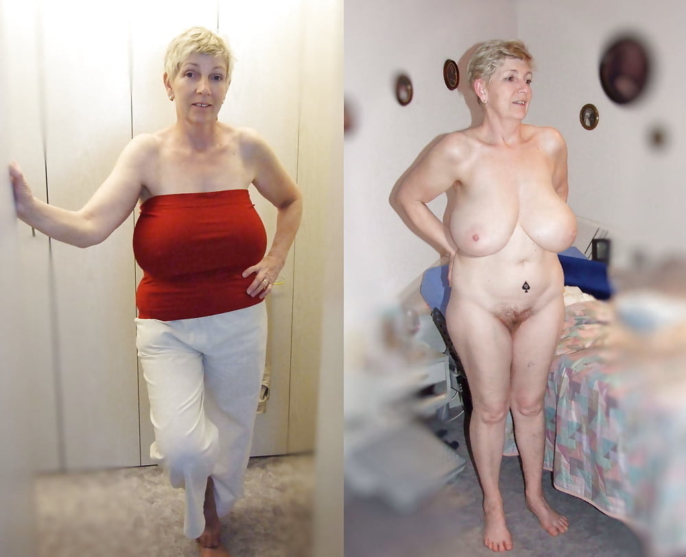 Grannies and matures naked in red #94479377
