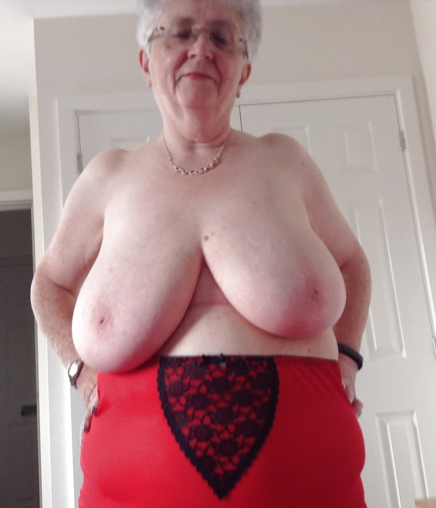 Grannies and matures naked in red #94479567