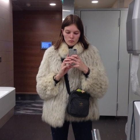 Woman in fur coat 21 #104634102