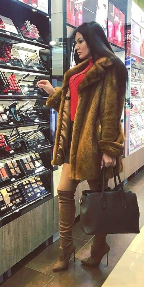 Woman in fur coat 21 #104634273