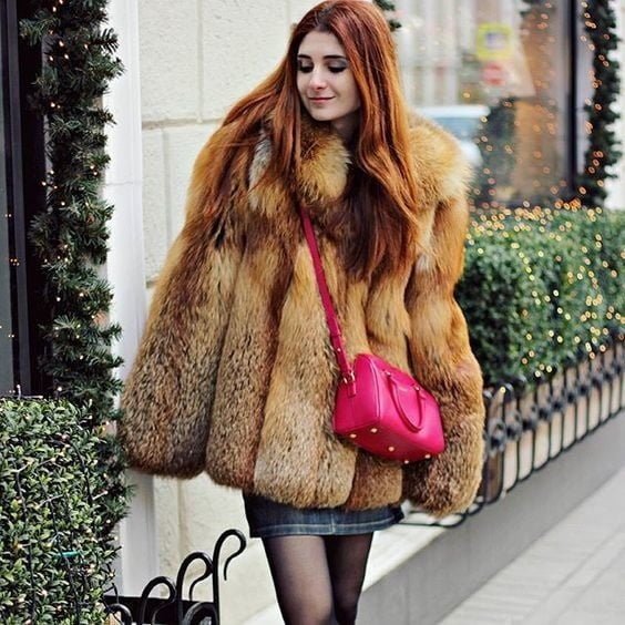 Woman in fur coat 21 #104634289