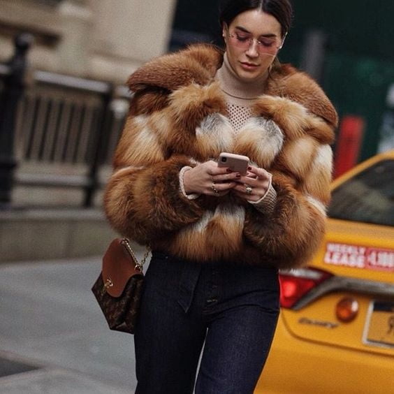 Woman in fur coat 21 #104634774
