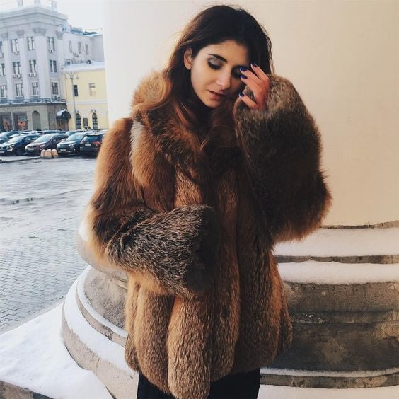 Woman in fur coat 21 #104634781