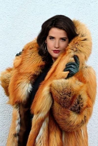 Woman in fur coat 21 #104634820