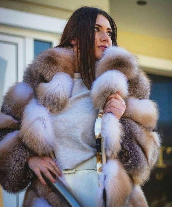 Woman in fur coat 21 #104634824