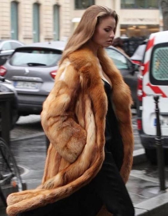 Woman in fur coat 21 #104634836