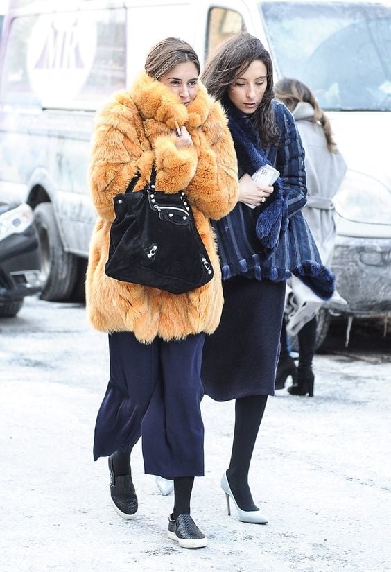 Woman in fur coat 21 #104634867