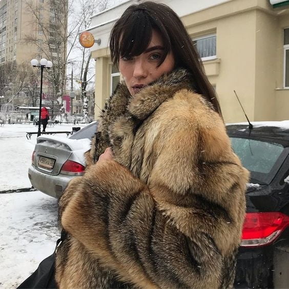 Woman in fur coat 21 #104635018