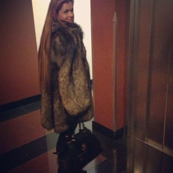 Woman in fur coat 21 #104635032