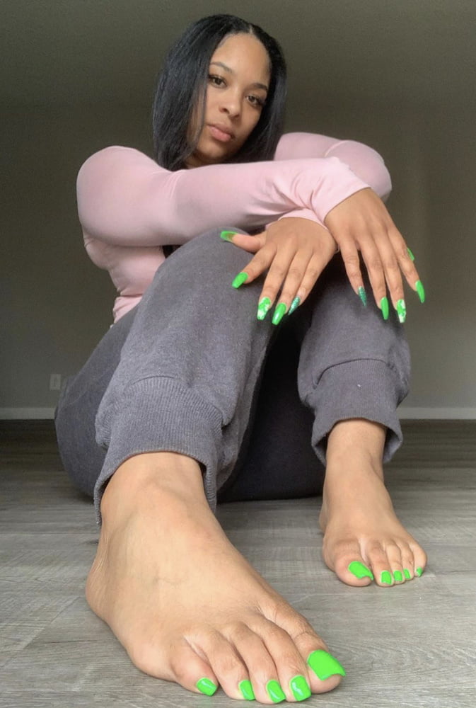 sexy BLACK toes and soles pt10 #89176554