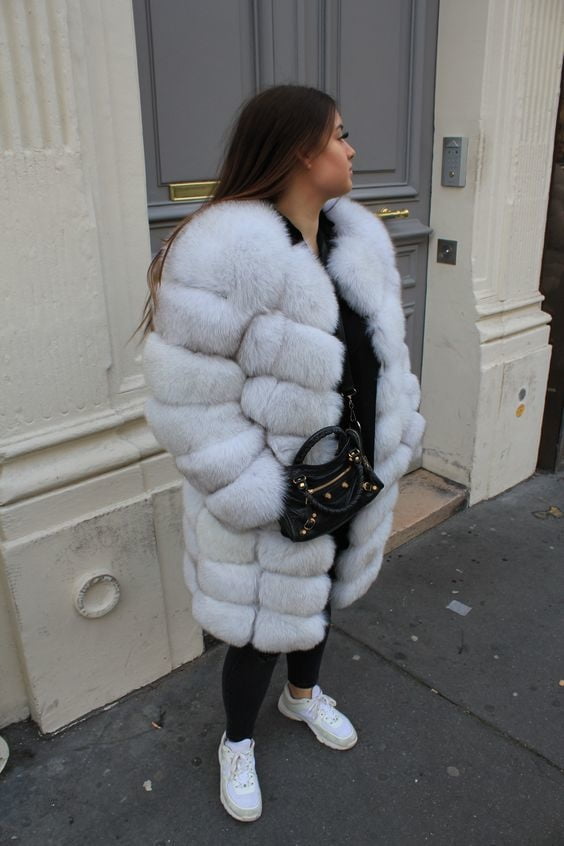 woman in fur coat 23 #99828027