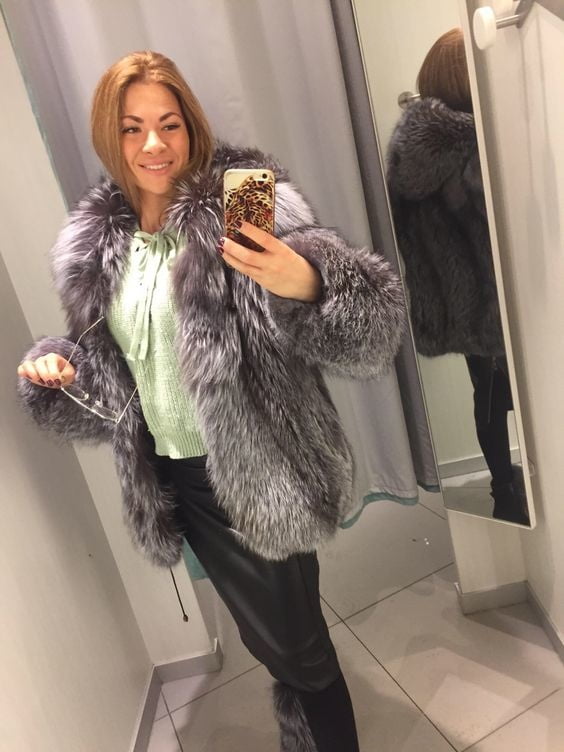 woman in fur coat 23 #99828175