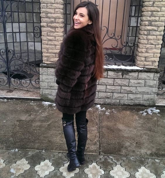 woman in fur coat 23 #99828191