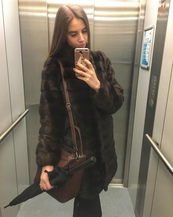 woman in fur coat 23 #99828382