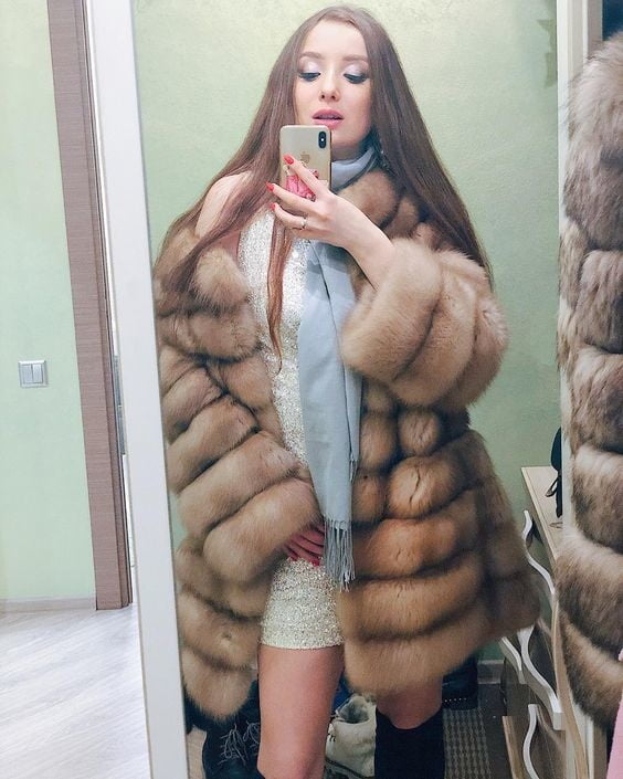 woman in fur coat 23 #99828446