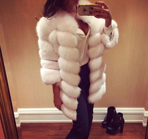 woman in fur coat 23 #99828537