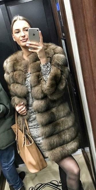 woman in fur coat 23 #99828546