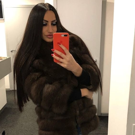 woman in fur coat 23 #99828603