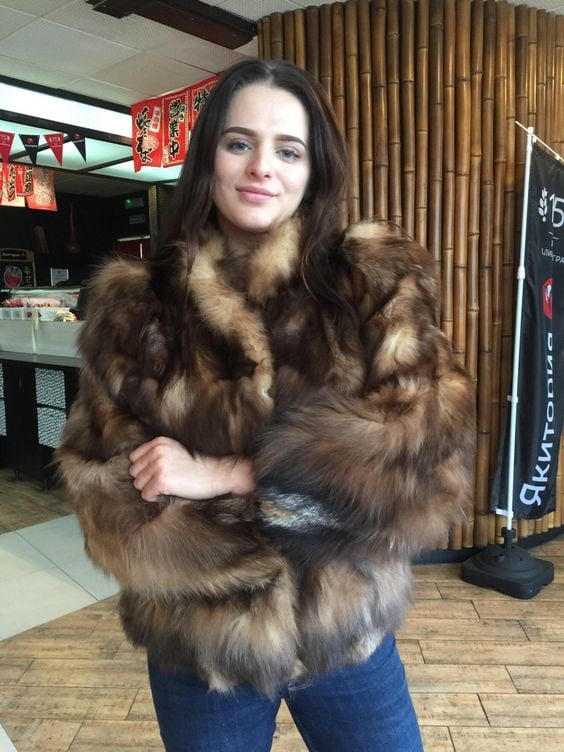 woman in fur coat 23 #99828606