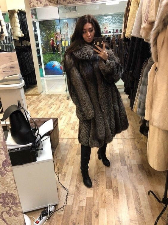 woman in fur coat 23 #99828612