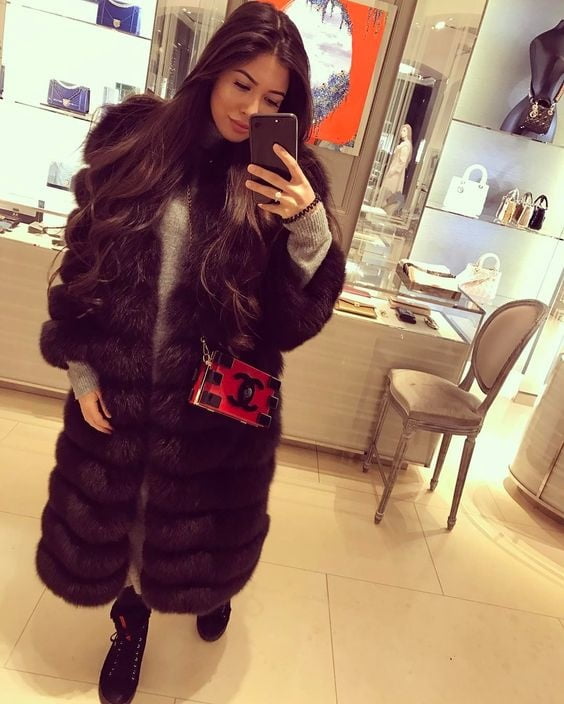 woman in fur coat 23 #99828674